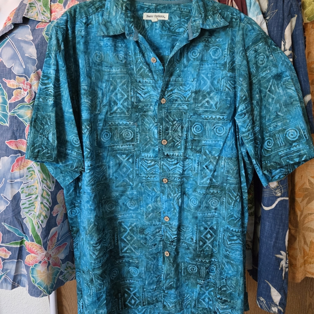 Cotton Batik shirt L